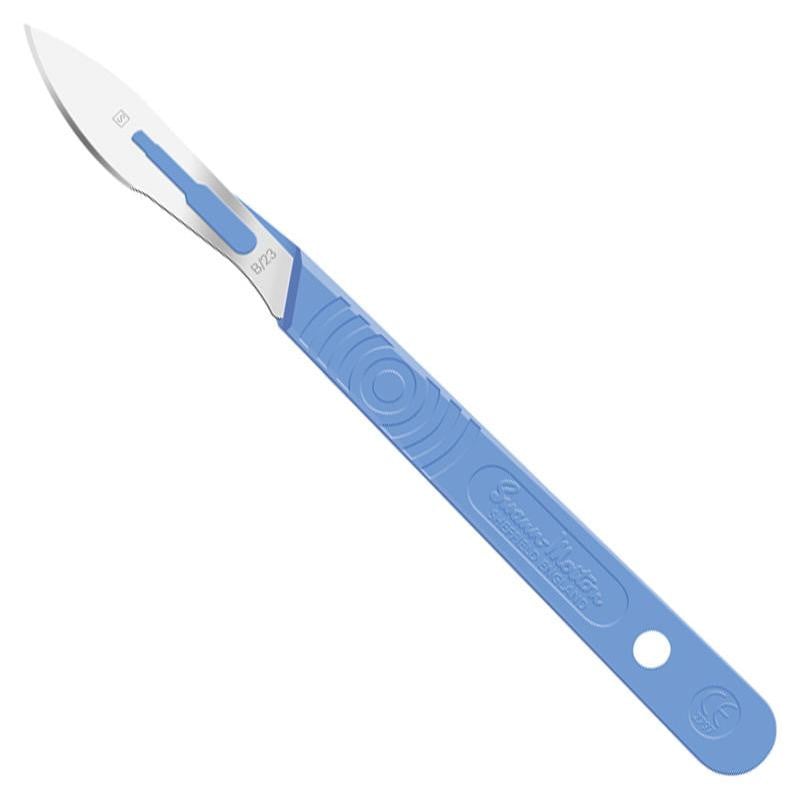 Swann Morton Chirurgisch scalpel B/23, steriel, 10 stuks, roestvrij staal