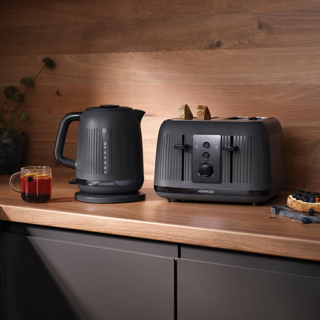 Kenwood Dusk 1.7L Kettle & 4 Slice Toaster Grey Gray