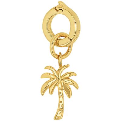 Charm-Einhänger AMOR "Palme", gold (gelbgoldfarben), Charms, Damen, Silber 925 (Sterlingsilber)