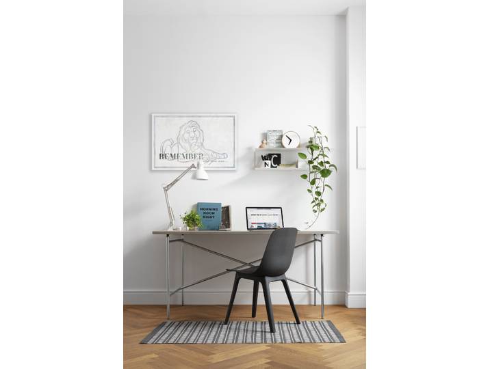Bild Lion King Be Yourself 40 x 60 x 2cm Weiß