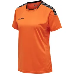 hummel Authentic Polyester kurzarm Trikot Damen tangerine S