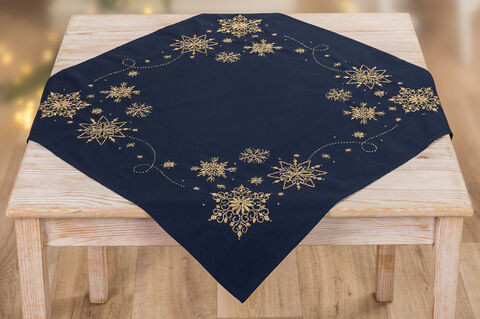 Stickmitteldecke "Kristallzauber"