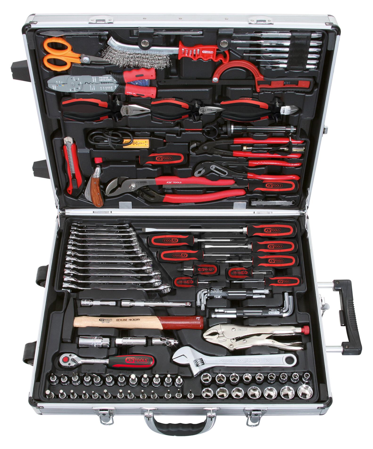 KS Tools 918.0772, Chrom-Vanadium-Stahl, 19 kg, 172 Werkzeug