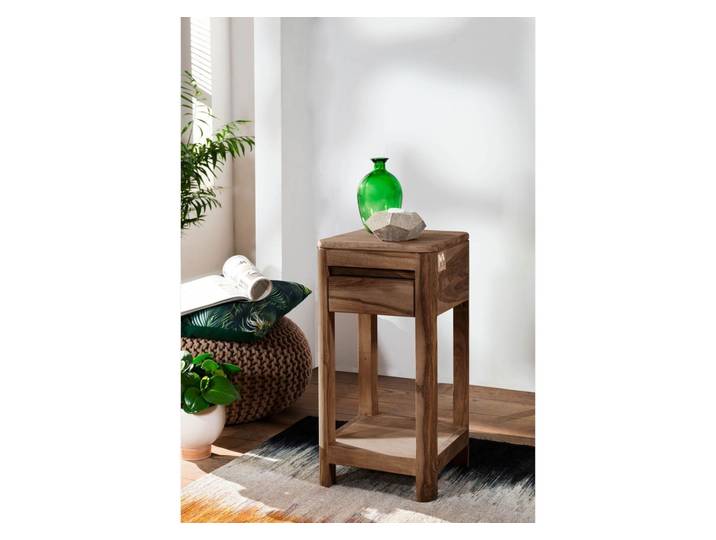 Table d'appoint 30x30 Palissandre teinté Smoked cherry TORONTO #112