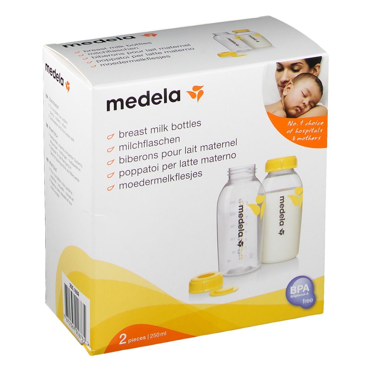 Medela Milchflaschenset 250 ml 2 St Flaschen