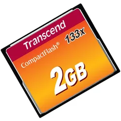 TRANSCEND CompactFlash Card 2GB MLC 133X