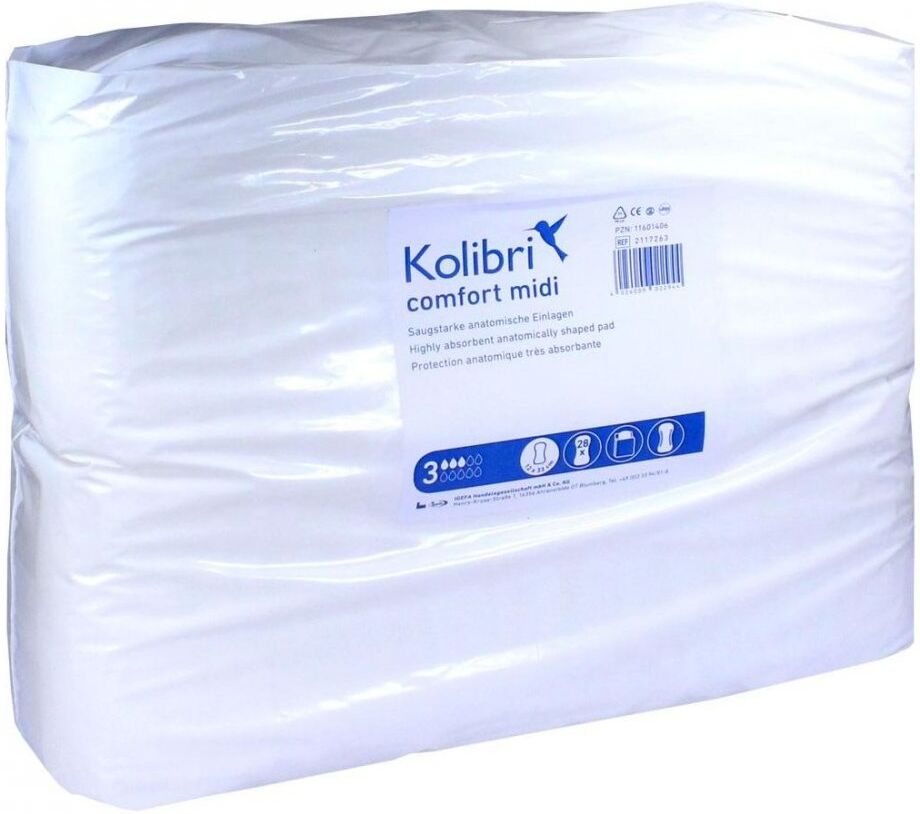 Kolibri comfort Vorlagen anatomisch midi