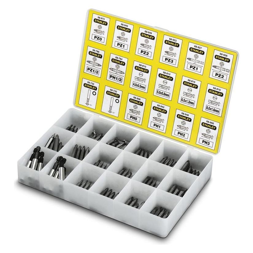 Stanley Sortiment 190-teilig inkl. 10 Bithalter (1-68-741)
