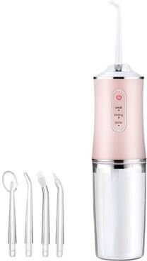 Cozy Casa Charm Professional Portable Water Flosser Oral Irrigator Deep Clean Dental Water Jet pink