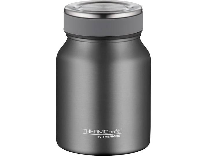 Thermos THERMOcafé Stainless Steel Voedseldrager - 500ml - Donker Grijs Mat