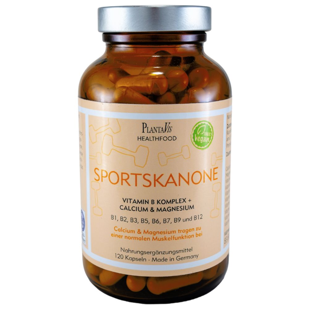 Sportskanone B-Komplex m.Magnesium & Calcium Kaps. 120 St Kapseln