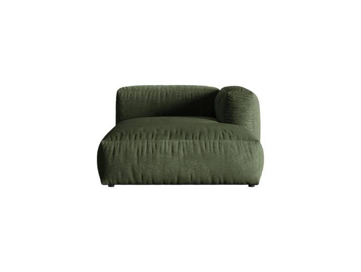 Modulares Design Chaiselongue „Martina“ Samt Grün Micadoni