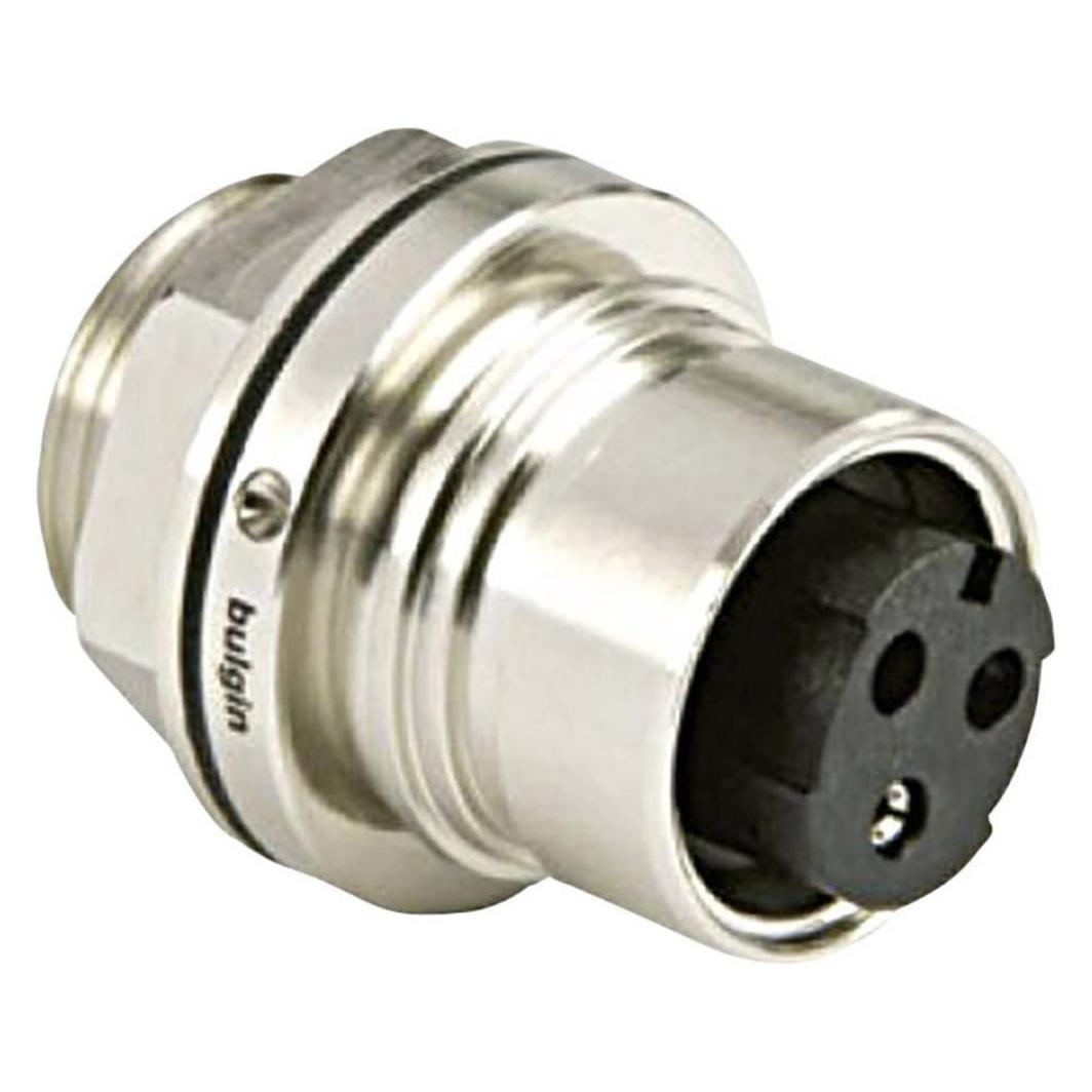 Bulgin PXM6012/02P/CR Rundsteckverbinder Stecker, Einbau Gesamtpolzahl: 2 Serie (PXM6012/02P/CR)