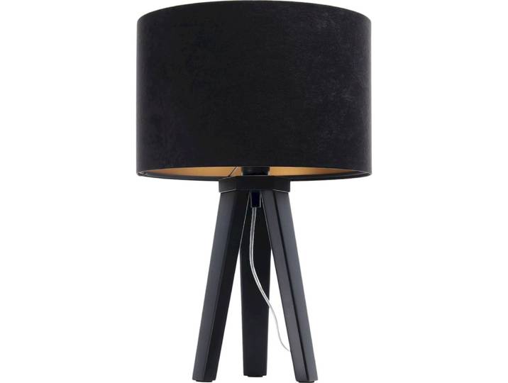 Lampe de chevet en bois glamour
