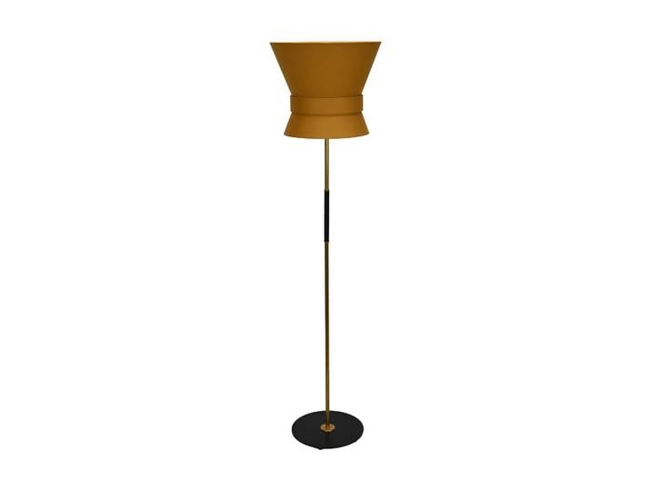 Örsjö Belysning Lampadaire Bow Noir-yellow ochre, large 159 cm
