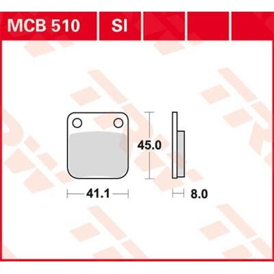 TRW Bremsbelagsatz MCB510 Bremsbeläge,Bremsklötze,Bremssteine,Bremsbeläge & Bremsbelagsatz,Bremsklötze & Bremsbelagsatz
