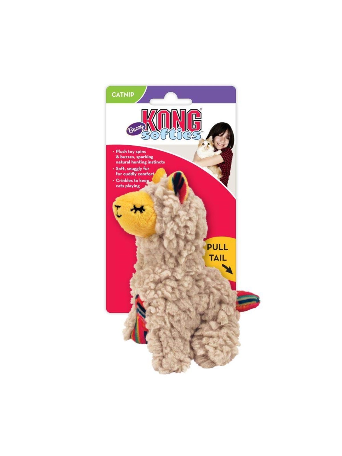 KONG Toy Softies Buzzy LLama