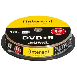 Intenso DVD+R DL 8,5GB 10er Sp Spindel