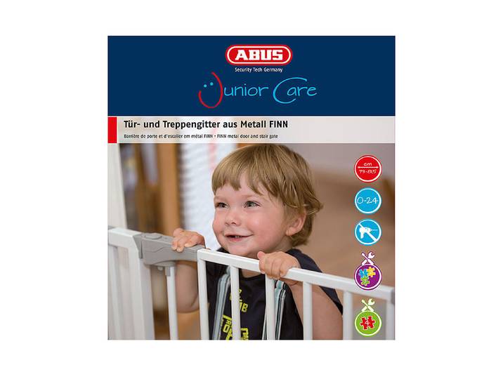 Abus Tür- und Treppengitter Finn Weiss