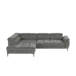 Twist Ecksofa  Denver ¦ grau ¦ Maße (cm): B: 290 H: 94 T: 217.0