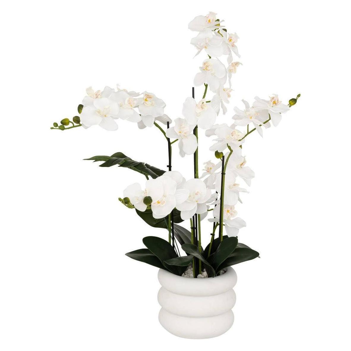 Atmosphera Sztuczny storczyk MICK w ceramicznej doniczce, 80 cm (80 cm) (59210171)