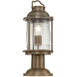 Elstead Lighting Ashland Bay Sockelleuchte Medium E27 brünierte Bronze IP44