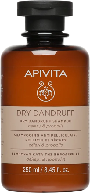 Apivita Dry Dandruff Champô Anticaspa Seca 250ml