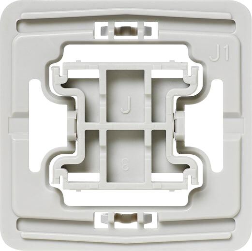 HOMEMATIC IP Smart-Home-Zubehör "Adapter-Set Jung J1, 20er Set (103095A1)", weiß, B:6cm H:6cm T:2,6cm, Smart-Home-Stationen, Smart-Home-Zubehör