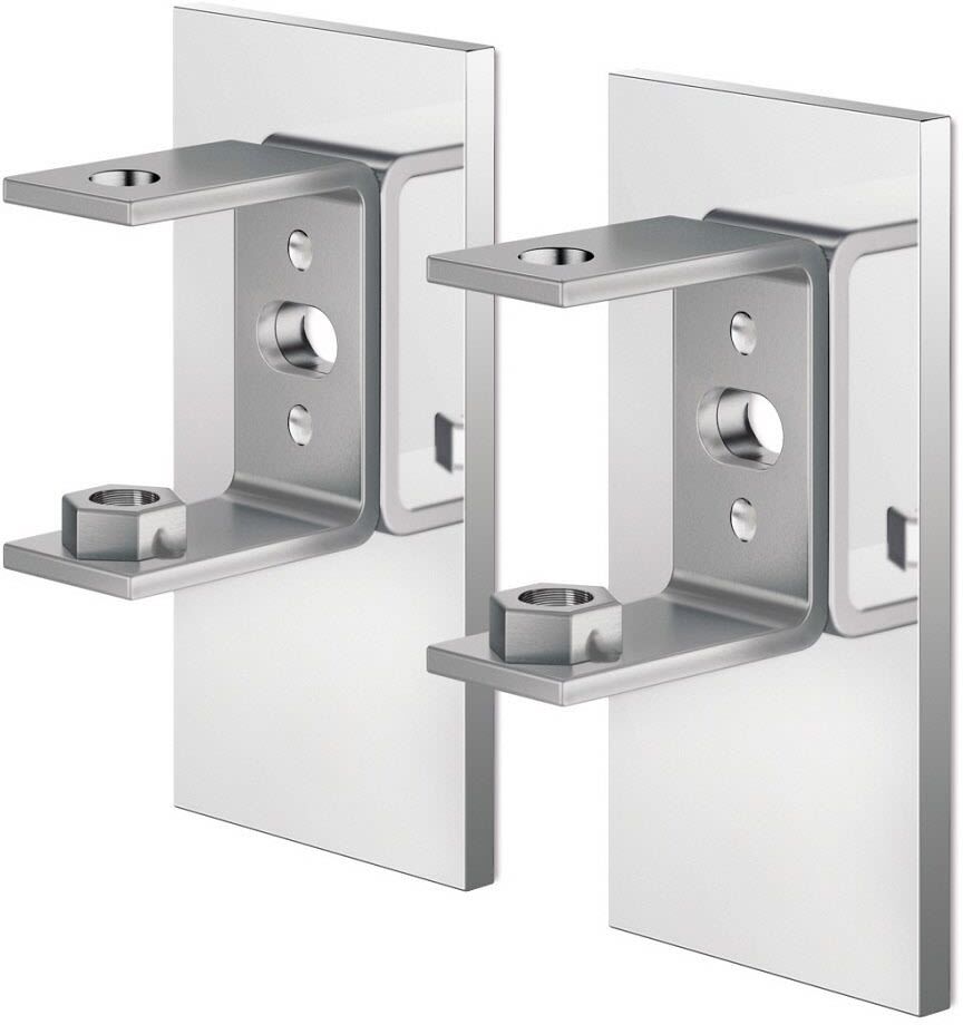 ZACK LINEA wall mount set of 2, for adhesive mounting, matt 40396