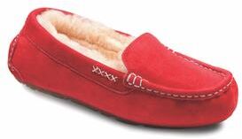 Women's Bella Flats And Slip Ons by Old Friend Footwear in Ruby Red (Size 10 M)