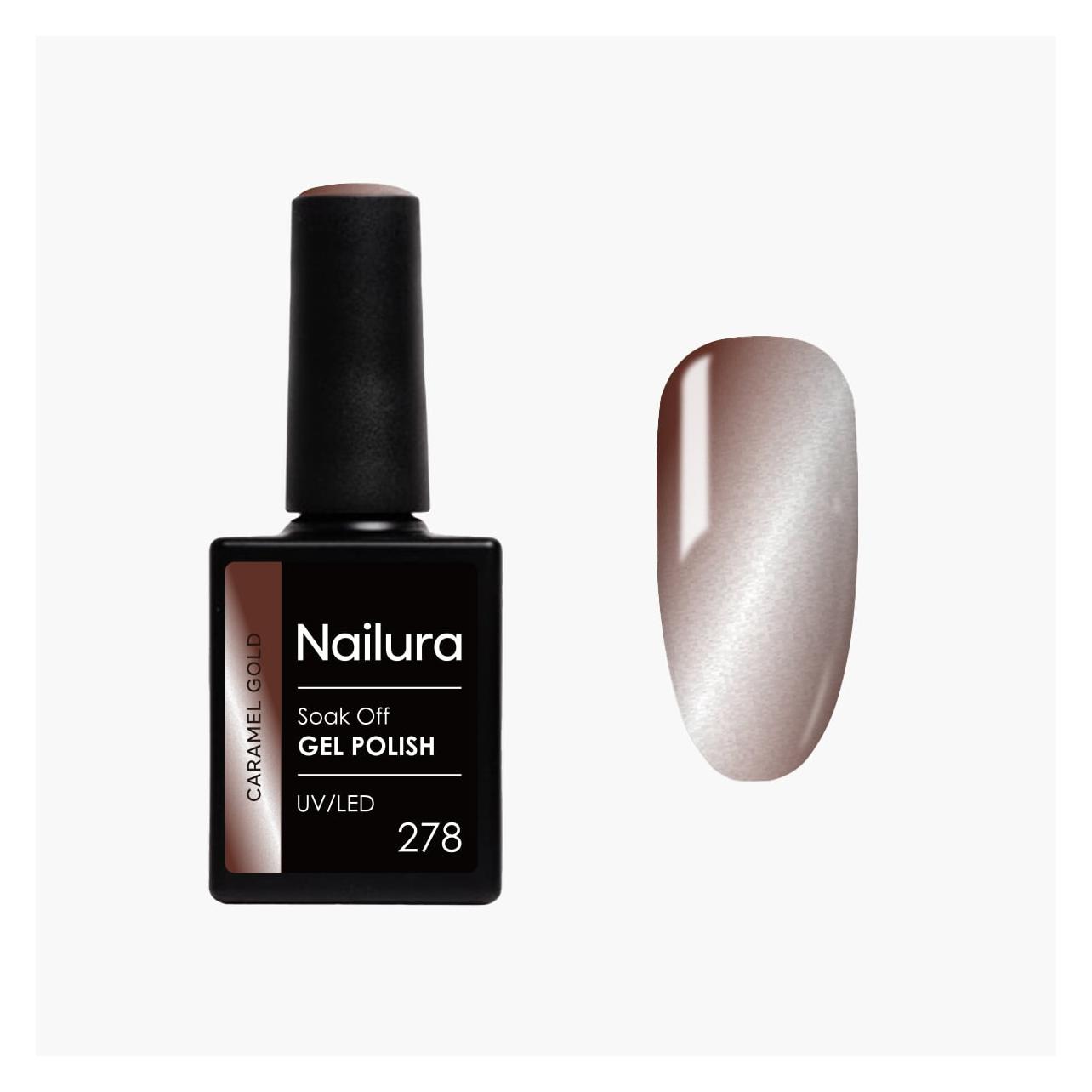Nailura - Gel Polish 278 - Caramel Gold - 10 ml (Caramel Gold) (70297)