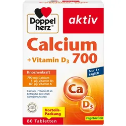 Doppelherz aktiv Calcium 700 + Vitamin D3 80 St