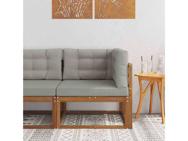 vidaXL Outdoor Ecksofa Natur