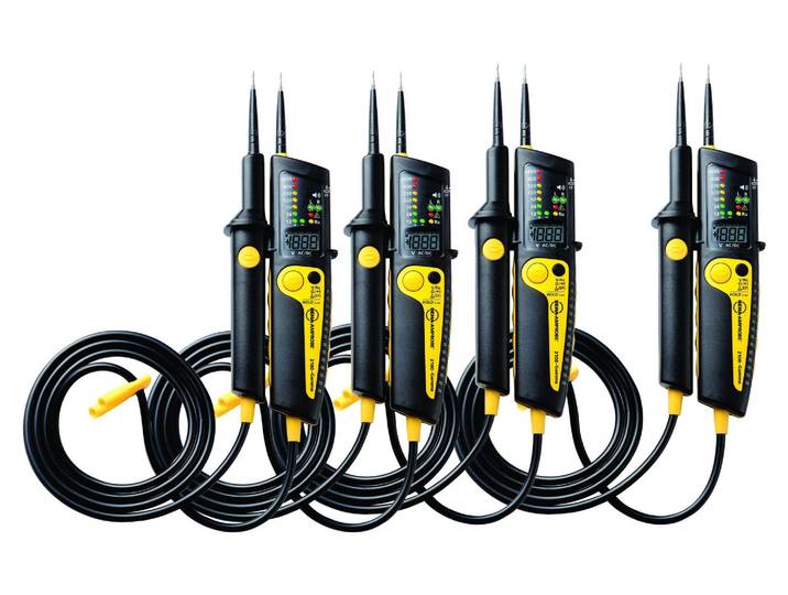 Beha Amprobe 2100-GAMMA BUNDLE Testeur de tension bipolaire CAT III 1000 V\, CAT IV 600 V Acoustique\, LCD\, LED\, Vibration (4980718)
