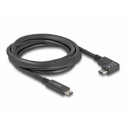 Delock USB-C® Kabel USB 3.0 USB-C® Stecker, USB-C® Stecker 2.00 m Schwarz Rund 80038