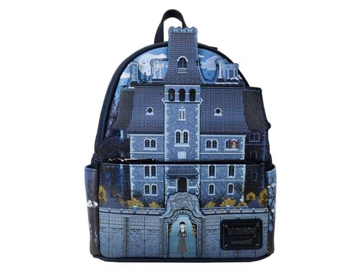 Loungefly Wednesday Nevermore Academy Castle Glow Mini Rugzak, Multi, Mini, multi, One Size, Mini