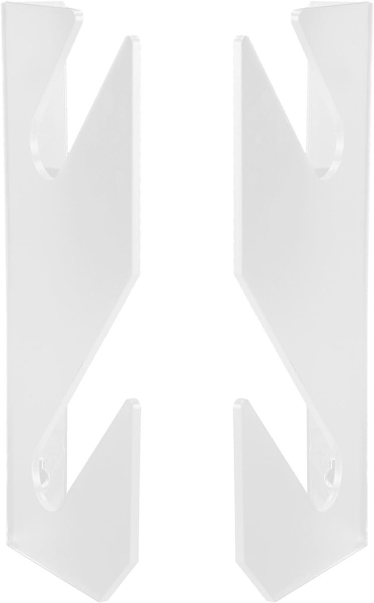 Skateboard Wandrek - Transparante Acryl Board Display Plankhouder - Hoogte: 25 cm