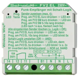 Schalk Funk-Empfänger m. Logik UP FV2 EL