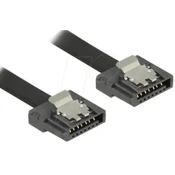 DELOCK 83843 - Kabel SATA FLEXI 6 Gb/s 100 cm schwarz Metall