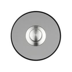 Grothe 64191 Klingel Edelstahl-Optik, Schwarz