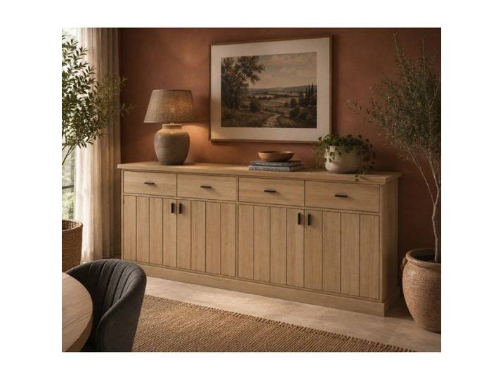 Buffet de salle à manger moderne en bois 220cm TEODORA