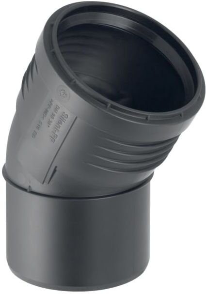 Geberit Silent PP Bogen 390021141 DN 30, 30°, schalloptimiert