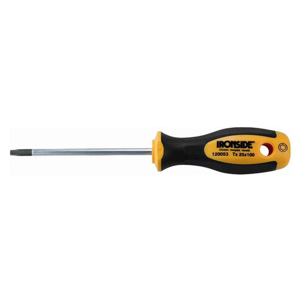 Ironside Schraubendreher TX T20 x 100 mm 2-Komponenten-Griff Chrom-Vanadium-Stahl (120051)