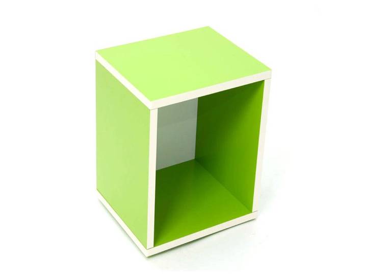 Étagère cube M73 rangement combinable 34x29x40cm vert