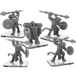 Privateer Press Übersee Jaguar Spirits & Arbiter Monoliths Monsterpocalypse First Guardians Unit (metal)