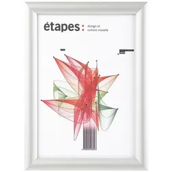 Paperflow Klapprahmen UV-stabile Antireflex-Folie DIN A3 silber, 32.8x45.2x1 cm