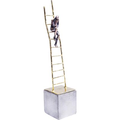 Dekoobjekt KARE DESIGN "Elements", gold, B:8cm H:40cm T:8cm, Polyresin, Dekofiguren, verschiedene Motive