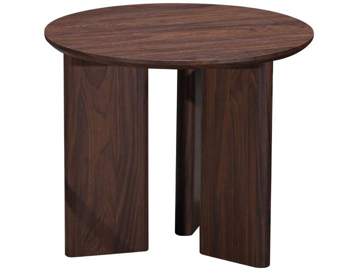 Table d'appoint en effet noyer