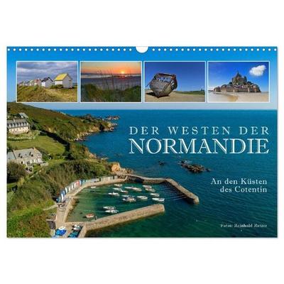 Der Westen der Normandie – An den Küsten des Cotentin (Wandkalender 2027 DIN A3 quer), CALVENDO Monatskalender
