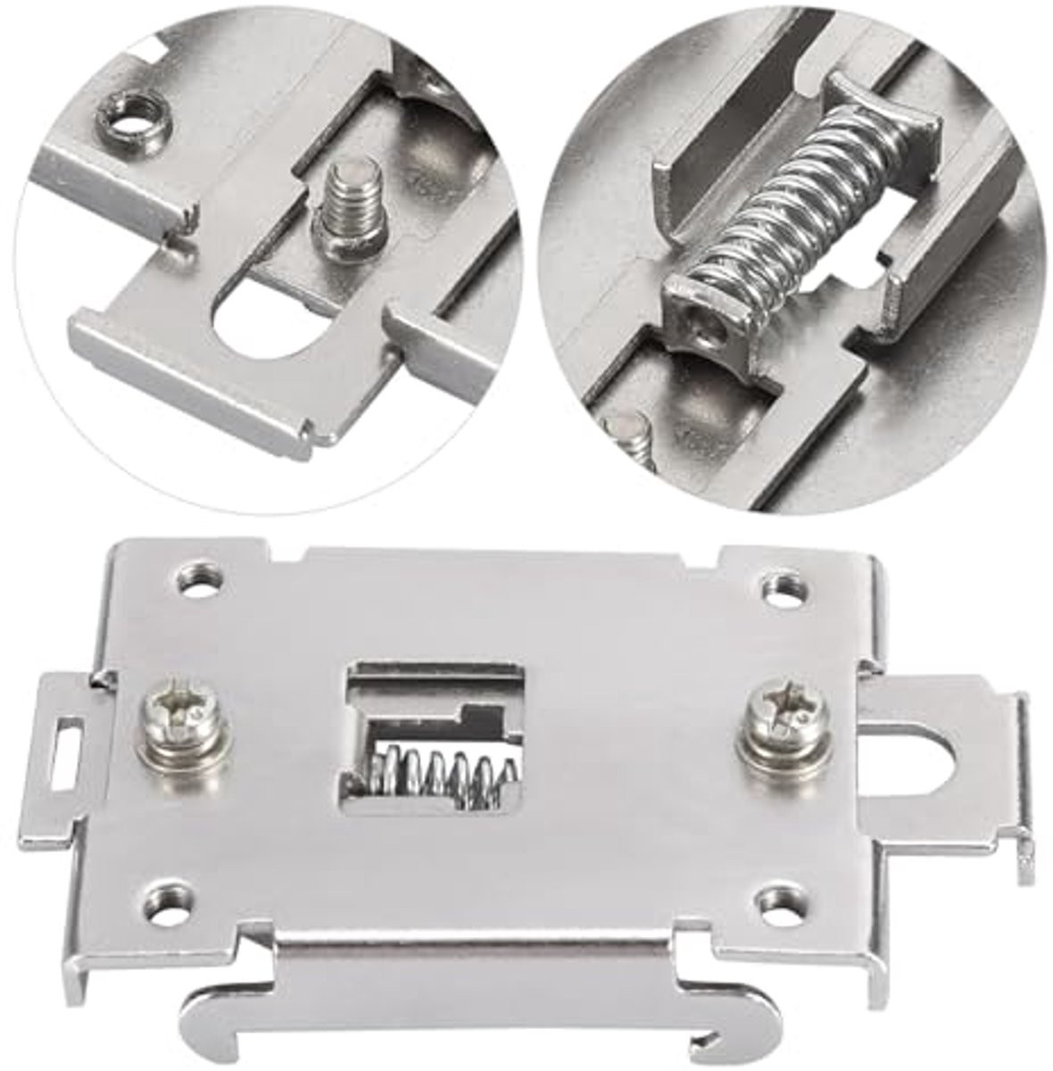 Montagebeugel voor Solid-state Relais, 35 mm Metalen Bevestigingsclip met Schroeven